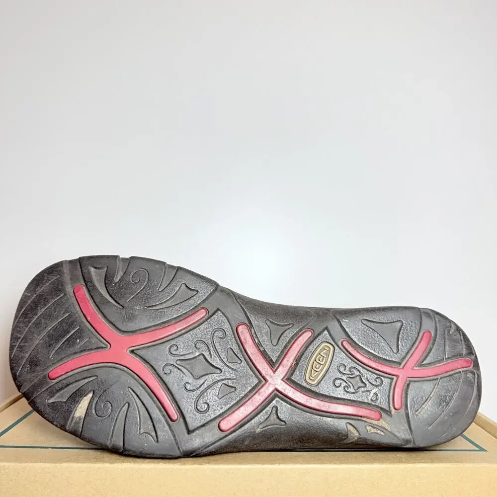 KEEN Womens 8.5 Black Leather Mary Jane Slip On Casual Comfort Walking Shoes